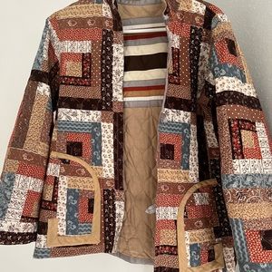 Handmade quilt jacket (reversible)